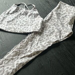 Leopard Print Activewear Set